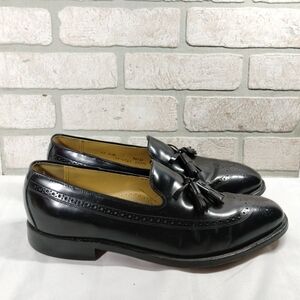 Vintage Johnston & Murphy Aristocraft Wingtip Tassel Formal Dress Shoes Sz 12